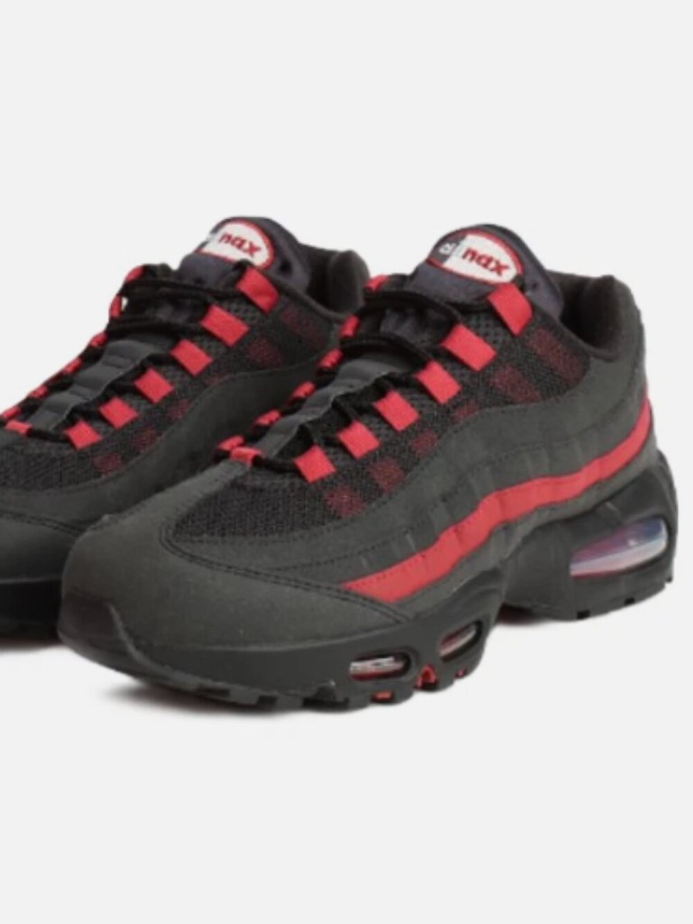 Nike Men's Air Max 95 OG Big Bubble Black/Crimson "MULTIPLE SIZE"
